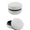 2 Layers Tobacco Grinders Hamburger Plastic Herb Grinder With Leaf Pattern 6 Colors Choosable Smoke