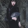 Cheongsam Vintage Çin Elbise Kadınlar 6 Renkler Saten Gotik Tarzı Qipao Kısa / Tam Kollu Parti Yeni Yıl Giysileri Harajuku Vestido LJ200827