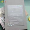 10 pezzi per lotto stampa bianca personalizzata Carta acrilica trasparente Stampa uv di alta qualità, inchiostro ecologico H1231