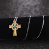 celtic cross necklace women