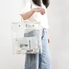 Waterproof And Dustproof PVC Transparent Plastic Storage Dust Bag Jelly Handbag With Handle Wardrobe Hook Holder Purse Organizer245384958