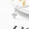 Wanying Sieraden Clover Lucky Grass Hanger Dames S925 Silver Japanse en Koreaanse Mode Simple Diamond Personality A127