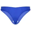 Men's Swimwear Mens Lingerie Underwear With A Hole Hollow Out Open BuBriefs Panties Low Waist Elastic Waistband Underpants
