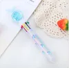 Creative butterfly Sequin ten color ballpoint pens lovely student pen girl heart multi office stationery