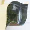 Крафт-бумага восьми краевые уплотнительные пакеты ZIP коричневая алюминиевая фольга утолщение утолщения кофе, гайка, зерна еда 6 размеров