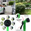 Tubo da giardino da 15 m Tubo flessibile magico espandibile per acqua Tubo flessibile UE Tubi flessibili in plastica Tubo con pistola a spruzzo per irrigazione Spray per autolavaggio 50FT