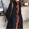 بيلا الخريف الصلبة النساء المنعطفات معاطف أنيقة ol sashes a-line woolen المعاطف الإناث الفانوس