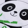 Sacs à biscuits de dessin animé Panda mignon, 100 pièces/lot, sacs en plastique pour bonbons, biscuits, aliments, gâteaux, boîte d'emballage cadeau, fourniture de décoration de fête de mariage