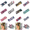 Bande 12 stili di yoga femminile Sport Capelli 8 * 24 centimetri Charm Floral Cross Hairband stampato Knot fascia larga del bordo dei capelli Accessori CYZ2846 350Pcs