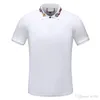 2021 Designer Stripe Polo Shirt Snake Polos Bee Floral Broderi Mens High Street Fashion Horse Polo T-shirt M-3XL TT6