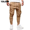 Erkekler Jogger Pantolon Yeni Moda Sweatpants Erkekler Fitness Vücut Geliştirme Spor Salonları Pantolon Erkek Koşucular Giyim Sonbahar Rahat Harem Pantolon 201110