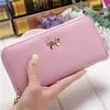 Hot Sale Ladies Cute Bowknot Women Long Wallet Portable Clutch Bag 2020 New Purse Phone Card Holder Bag Wallet