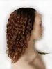 Ombre Human Hair Short Bob Lace Wigs Natural Wave Two Tone 13x6 Front Wig 150% Density for Black Women