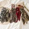 ليوبارد scrunchies هيرباند الثعبان طويل الصادر القوس معقود الشعر حبل مرونة الشعر وشاح ذيل حصان حامل اكسسوارات للشعر 6 تصاميم 6304