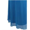 Angel-fashions Женская партия платья лодка шеи бисером кристалл плиссированная длинная MermiaD элегантное вечернее платье синий 495 LJ201123