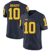 College Football NCAA Michigan Wolverines 10 Tom Brady Jersey Legend 5 Jabrill Peppers 2 Charles Woodson 21 Desmond Howard 56 LaMarr Woodley