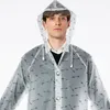 Yuding Women Raincoat Creative Freecut Coat Menwomen Outdoors Travel Transparent Cover Universal Wear for Woman Y200324