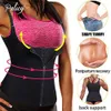 Spandex Shapers Néoprène Sauna Sweat Vest Waist Trainer Cinchers Femmes Body Trimmer Corset Workout Thermo Estomac Minceur Ceinture 201222
