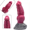 NXY Anal Toys Liquid Silicone Wolf Dog Penis for Men and Women Backyard Plug Women's Masturbation Simulated Adult Sex Products 0314