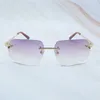 2024 Designer de luxe au large de Luxury Designer New Men's and Women's Sunglasses Off Men Panther Big Square Polygon Shades For Women Vintage Mens Wholesale