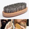 Beard bro formning skägg borste sexig man gentleman beard trim mall grooming rakning kam styling verktyg vildsvin borstar wvt0668