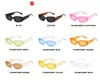 Summer Woman Hip Hop Candy Color Sun Glasses Fashion Men Rensa färgade solglasögon Små ram Unisex Glasögon Cykelglasögon 6934361