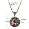 Vintage Rhinestone Bridal Necklace Sets Earrings For Women Jewelry Set Bohemian Rings Wedding Turkish Nigerian Red Jewellery 201222