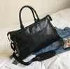 Bolsa duffle esportiva moda preta água ondulada 45 cm bagagem vermelha m53419 bolsas masculinas e femininas com etiqueta de bloqueio