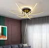 Światło sufitowe LED 110 V 220 V Nowoczesne żyrandol Lampa sufitowa do salonu sypialnia jadalnia lampy Luste Lampy Wyzwania