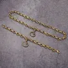 Роскошный дизайнер ювелирные изделия женщины ожерелье цветок кулон ожерелья с цветными бриллиантами латунные ретро золотые браслеты цепи горячие моды ювелирные изделия