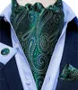 Gravatas Borboleta Homens Vintage Azul Vermelho Verde Paisley Xadrez Casamento Formal Cravat Ascot Scrunch Estilo Britânico Cavalheiro Seda Gravata DiBanGu