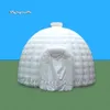 Igloo impermeabile di esplosione del PVC della tenda gonfiabile bianca della cupola delle tende della tenda foranea del partito 5m/6m/8m per gli eventi all'aperto