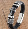 Hight Quality Hand Woven Bracelet Gold/silver Cross Men's Vintage High Quality Alloy Bracelet