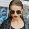 Мода на открытом воздухе Eyewears Сеть Eyeglass 2022 Женщины Мужчины Новая Анти-капельная цепь Ремешок с нерегулярными солнцезащитные очки без коробки очков