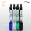 20ml Empty Plastic Water Spray Bottle Refillable Makeup Face Toners Atomizer Blue White Green Brown Cosmetic Perfume Containers