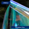 Färgglada glasfilm Färgkameleon Färgglada Laser Mall Fönster Explosionssäker Transparent Dekorativ Papper Windows Rainbow Y200416