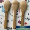 5Pcs/Lot Bamboo Jam Spoon Wood Baby Honey Spoon Delicate Kitchen Using Condiment Small Scoop More Size Teaspoon