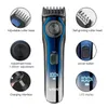 Profissional Digital LCD Display ajustável aparador de barba para homens recarregáveis ​​cabelo 1-20mm máquina de cortador elétrico 220312