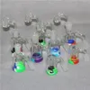 Smoking Glass Ash Catcher con bangers al quarzo da 4 mm 14 mm 18 mm di spessore Pyrex Clear Heady Bong ciotole nettare di silicone