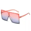 39 Colors Updated INS Fashion Sunglasses Big Oversized Sun Glasses For Women And Men PC Square Frame Metal Hinge Wholesale