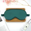 Vrouwen Geïmiteerd Zijde Slaap Oogmasker Draagbare Reizen Eyepatch Dutje Eye Patch Rest Blindfold Eye Cover Slaapmasker Nacht slaapmasker 10 stks