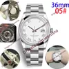 20 Colour Waterproof Woman Watches roman Numerals Smooth Edge Equipped With Stable 2813 Stainless Steel Automatic Watches And 36 M2744