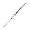 Nail Brushes Gradient Color Alloy Aluminum Kolinsky Acrylic Art Tool Polish Brush Set Painting Pen For Gel Builder