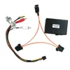 per A6 A7 A8 Q7 05-09 Adattatore decoder per decoder in fibra ottica per auto AUX1