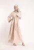 2020 アバヤドバイイスラム教徒ドレス高級スパンコール固体レースラマダンカフタンイスラム着物女性トルコイード Mubarak2016