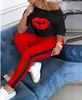 Grande taille femmes vêtements de Sport col montant survêtements Sexy femmes costume décontracté pull à fermeture éclair avec pantalon Jogging 2 pièces ensemble