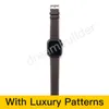 L Leather Strap Bracelet Stripes watchband fashion designer Watchbands 42mm 38mm 40mm 44mm iwatch 2 3 4 5 bands