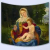 European royal oil painting tapestry home decorative tapestries wall hanging carpet comfortable sofa cover picnic mat T200601