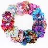 Shiny Metallic Laser Elastic Hair Band Women Girls Scrunchies Hair Rubber Ties Ponytail Holder Headband christmas Hair Accessories B1