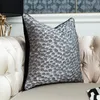 Luxe gooien sofa kussen decoratief Nordic elegant hoofdkussen voor stoel bed 30 * 45 * 50 zwart gouden zebra plaid 220309